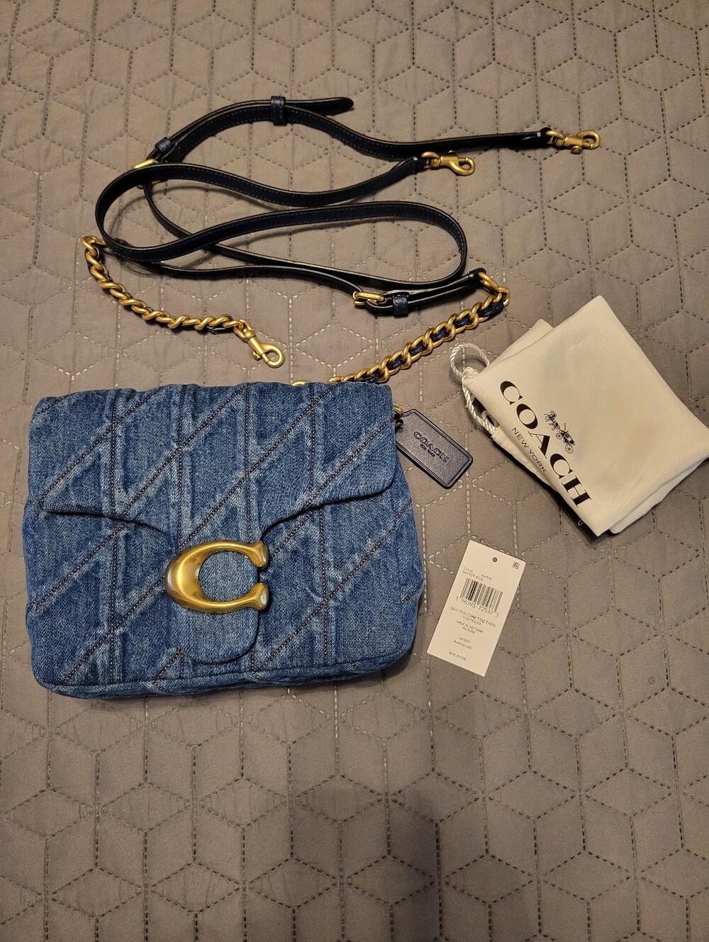 Coach Denim Times Square Tabby